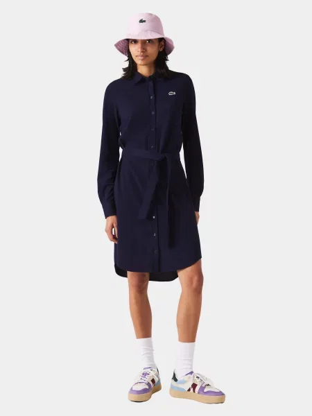 Сукня міні Lacoste темно-синій синя