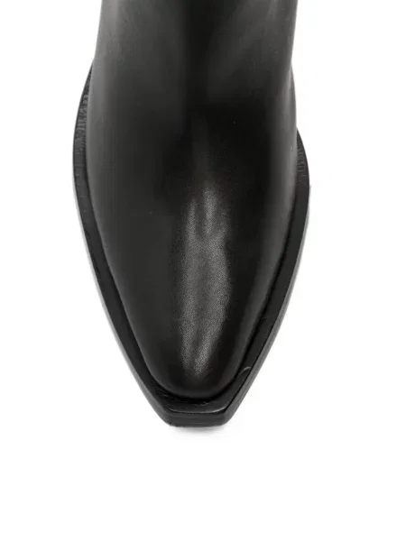 Botine Ash din piele negru