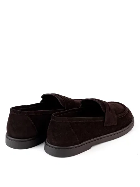 Замшевые лоферы Oldcom коричневые