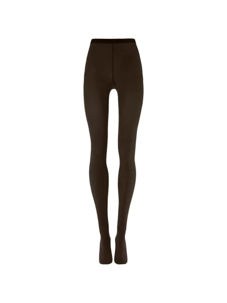 Dresuri Wolford din lână merinos maro