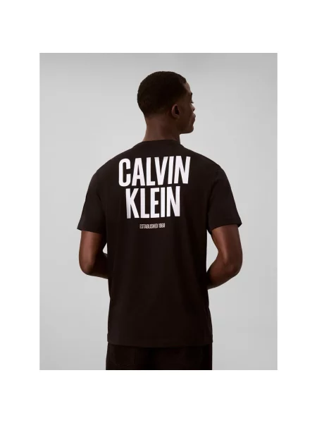 Calvin Klein Jeans Majica / bijela crna