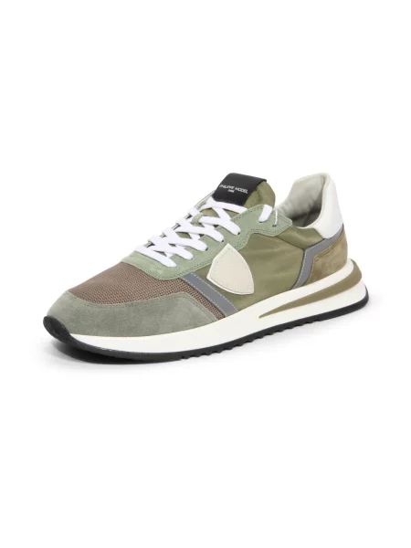 Sneakersy Philippe Model skórzane zielone