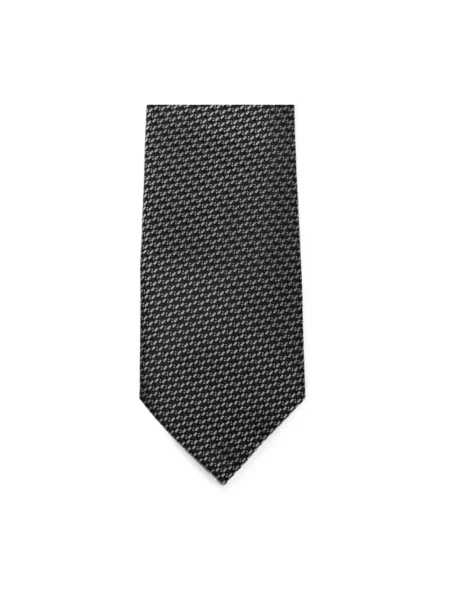 Krawat Tom Ford w geometryczne wzory szary