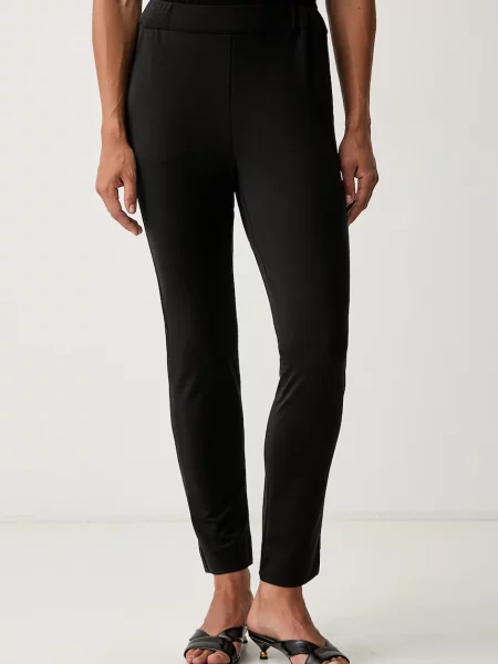 Marella pantaloni slim fit pentru femei cu lyocell Emme by Marella negru