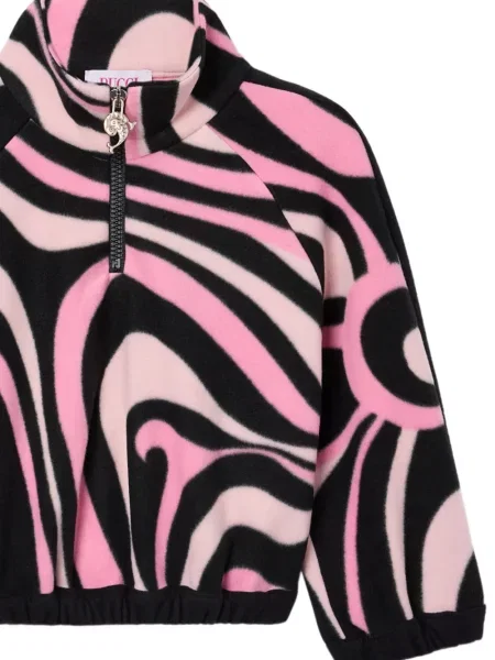 Dětska mikina na zip Pucci černá