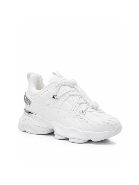 Plein Sport Beast sneakersy męskie białe