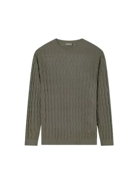 Sweter Emporio Armani zielony