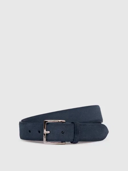 Замшевый ремень Orciani с ремешками синий