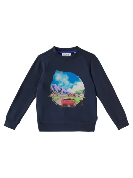 Φούτερ Scotch & Soda μπλε
