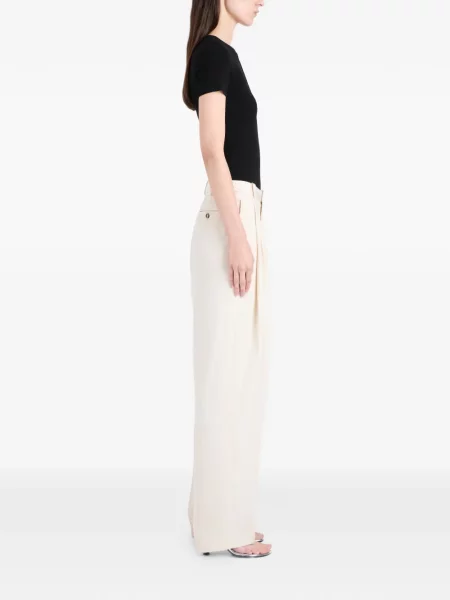 Tricou Proenza Schouler cu nervuri negru