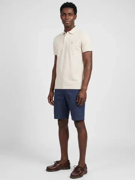 Tricou polo Tommy Hilfiger bej