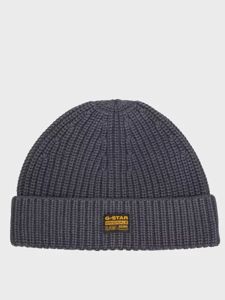 Шапка G-star Raw синя