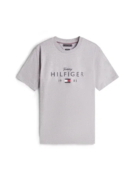 TOMMY HILFIGER Tricou BRAND LOVE albastru marin roșu gri
