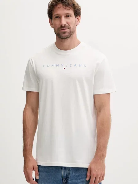 Tommy Jeans tričko bílé