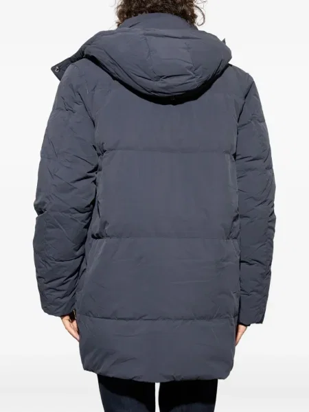 Geacă parka Paul Smith cu glugă albastru