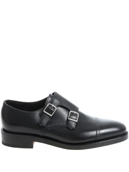 Обувки в стил дерби John Lobb черно