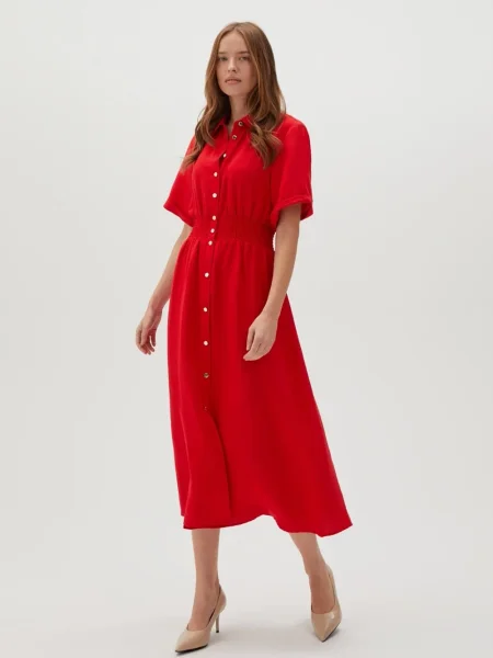 Rochie Marisse de costum roșu