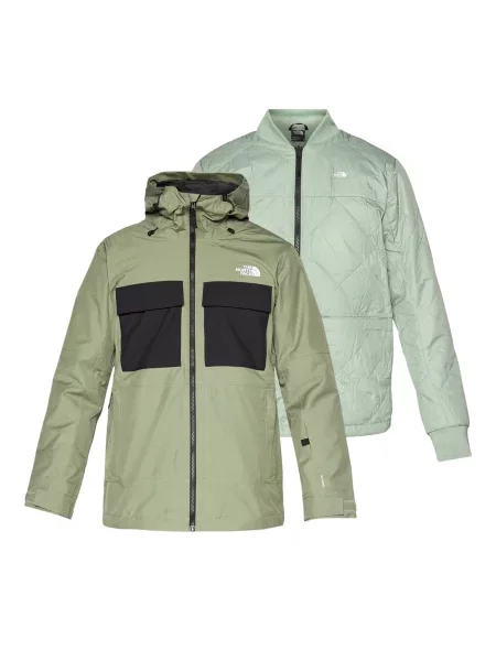 THE NORTH FACE Geacă outdoor FOURBARREL verde / verde mentă negru