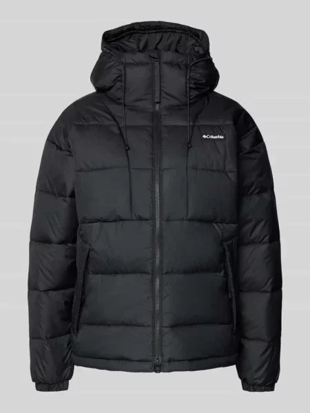 Kurtka puchowa z naszywką z logo model Pike Lake' Columbia czarna