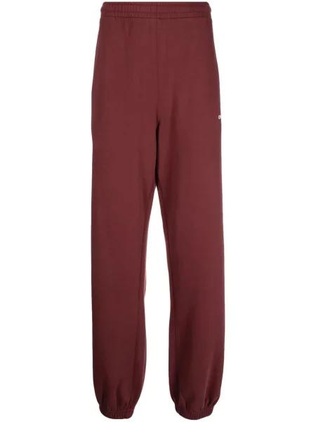 Pantaloni Off-white cu imagine alb