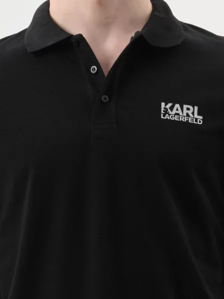 Поло Karl Lagerfeld черное
