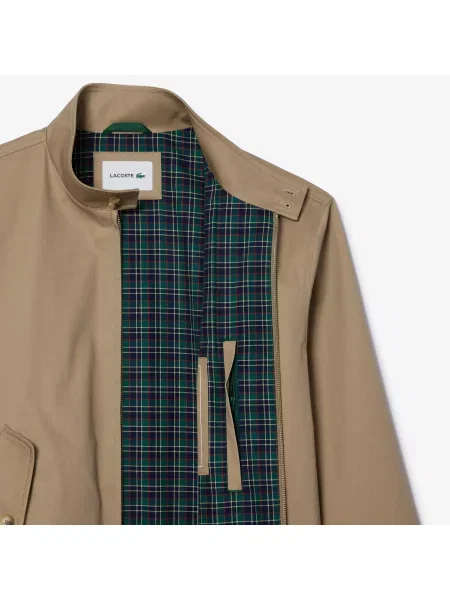 Lacoste Kurtka Lacoste brązowa