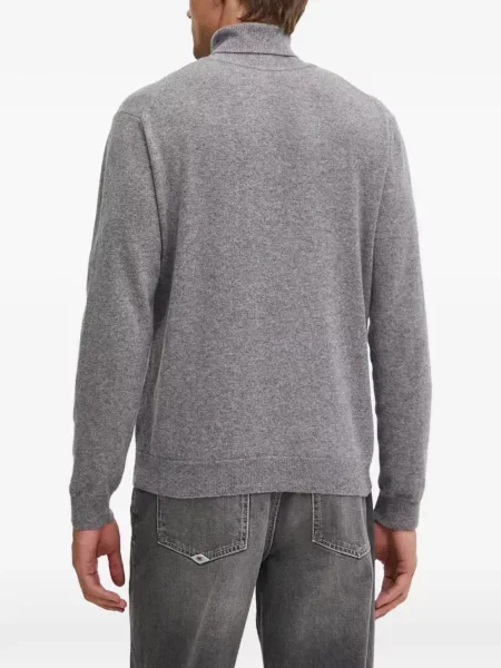 Pulover Benetton tricotate gri