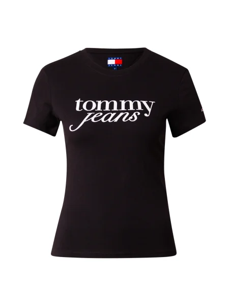 Tommy Jeans Tricou Essential negru