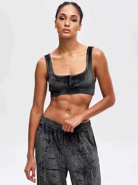 Топ Leinle темно-сірий сірий