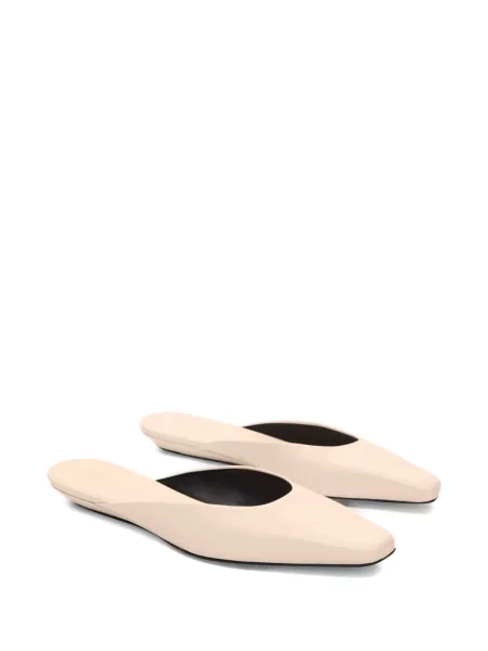 Papuci tip mules Loulou De Saison cu vârf pătrat