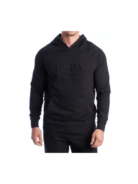 Bluza z kapturem U.s Polo Assn. z kapturem czarna