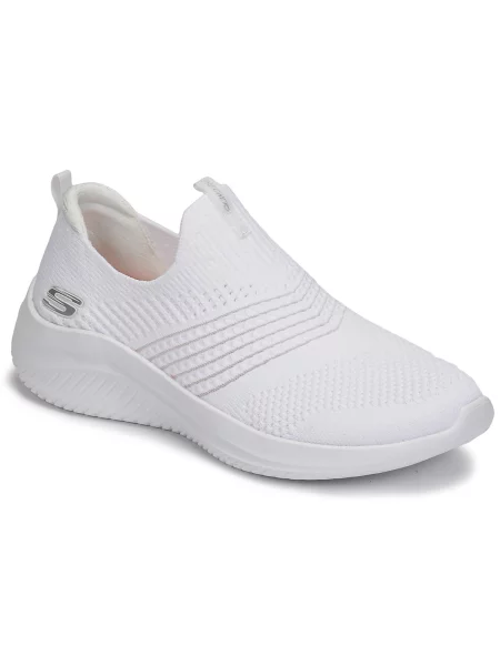 Hlačke slip Skechers bela