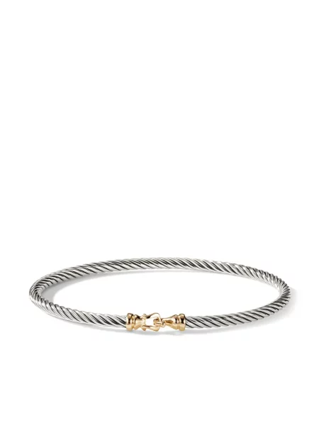Класическа гривна David Yurman с катарама жълто