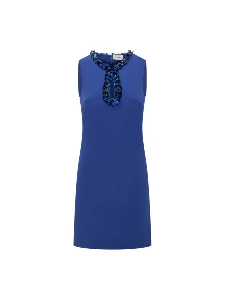 Sukienka midi Parosh garniturowa niebieska