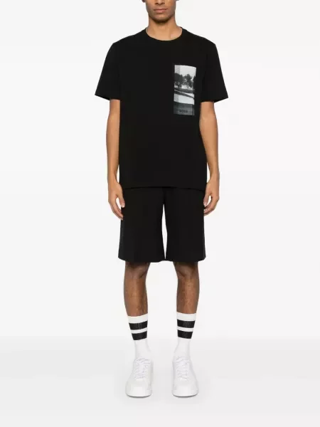 Tricou Boss cu imagine negru