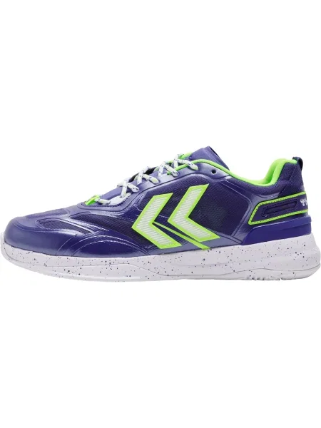 Hummel Pantofi sport Dagaz albastru cobalt / verde neon alb