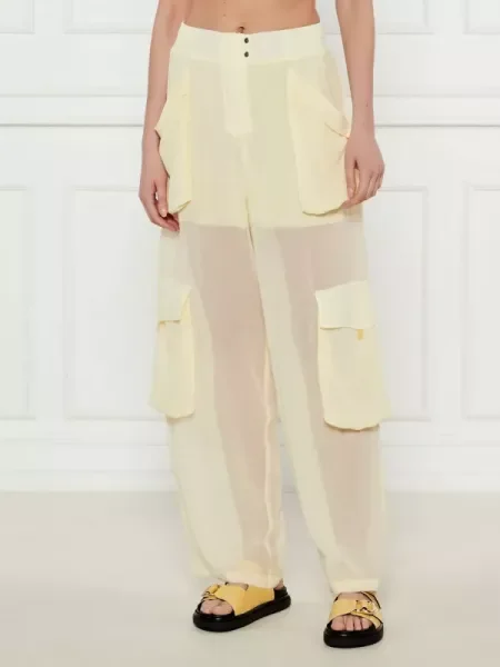 Pinko Pantaloni SOTTOCASA | Relaxed fit galben