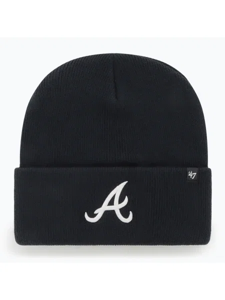 Téli sapka 47 Brand MLB Atlanta Braves Haymaker navy. Méret: OS sötétkék