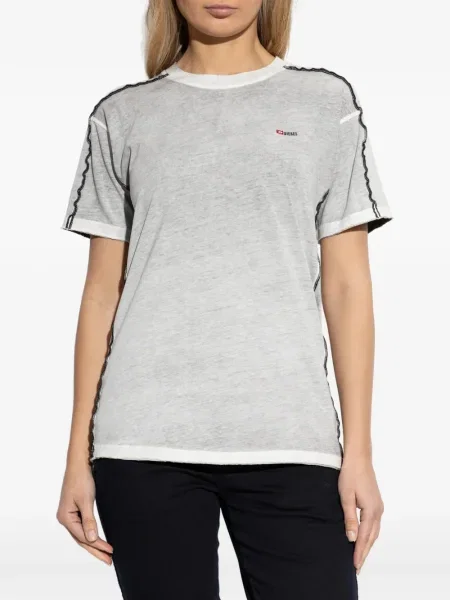 Tricou Diesel cu broderie gri