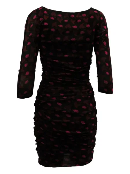 Φλοράλ κοστούμι φόρεμα Dvf Diane Von Furstenberg με σχέδιο καφέ