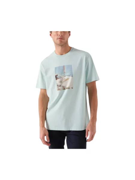 Koszulka Salsa z nadrukiem niebieska