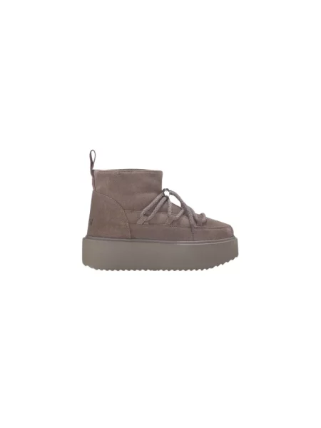 Inuikii Obuwie Kobieta 40 EU Niskie Platformy Taupe Zimowe Buty brązowy