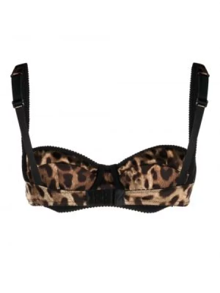 Raštuotas liemenėlė Dolce & Gabbana leopardinis