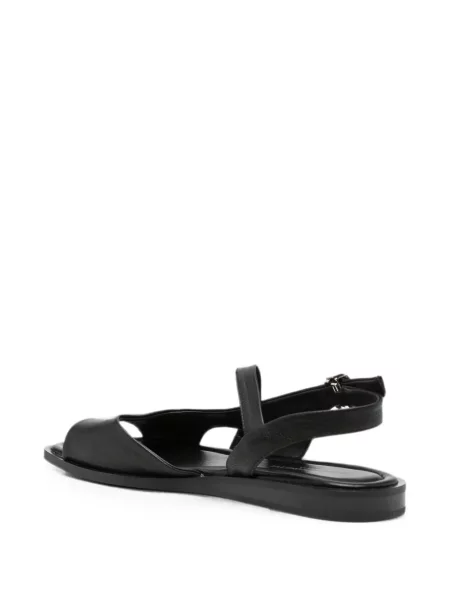 Sandale Sergio Moretti Firenze cu cataramă slingback negru