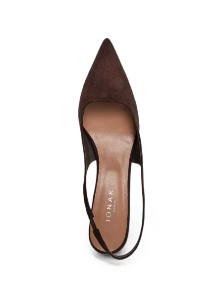 Pantofi cu toc Jonak Paris slingback maro