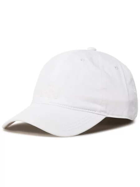Czapka z daszkiem Helly Hansen Logo w kolorze białym biała