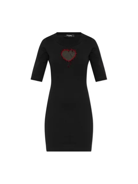 Sukienka Dsquared2 czarna
