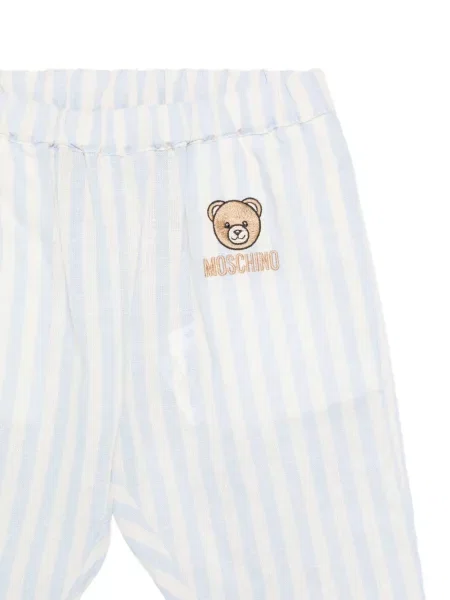 Spodnie dziecięce Moschino niebieskie