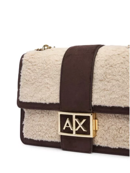 Armani Exchange Rankinė Tamsiai ruda