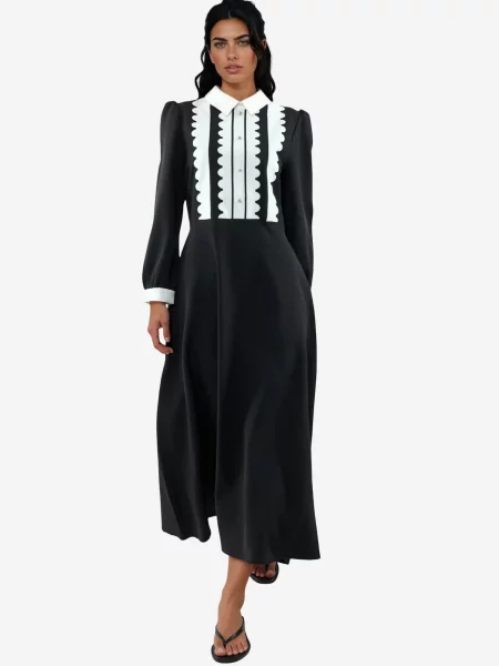 MSN Collection Šaty Maxi' černá